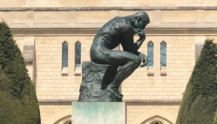 the Thinker statue in Paris